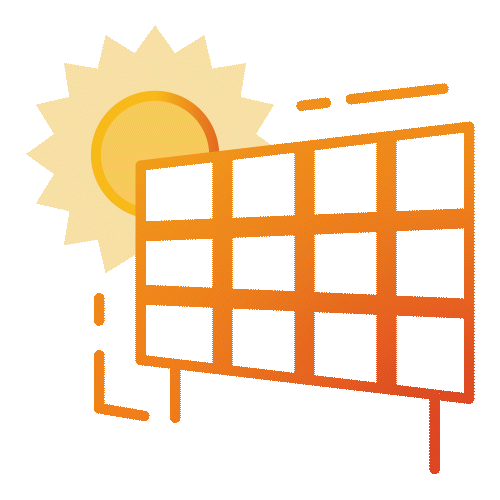 Icoon van zonnepanelen - Ontdek de directe besparingen en duurzame oplossingen die zonnepanelen bieden. Bsolar leidt u naar een energie-efficiënte toekomst met hoogwaardige zonne-energiesystemen.